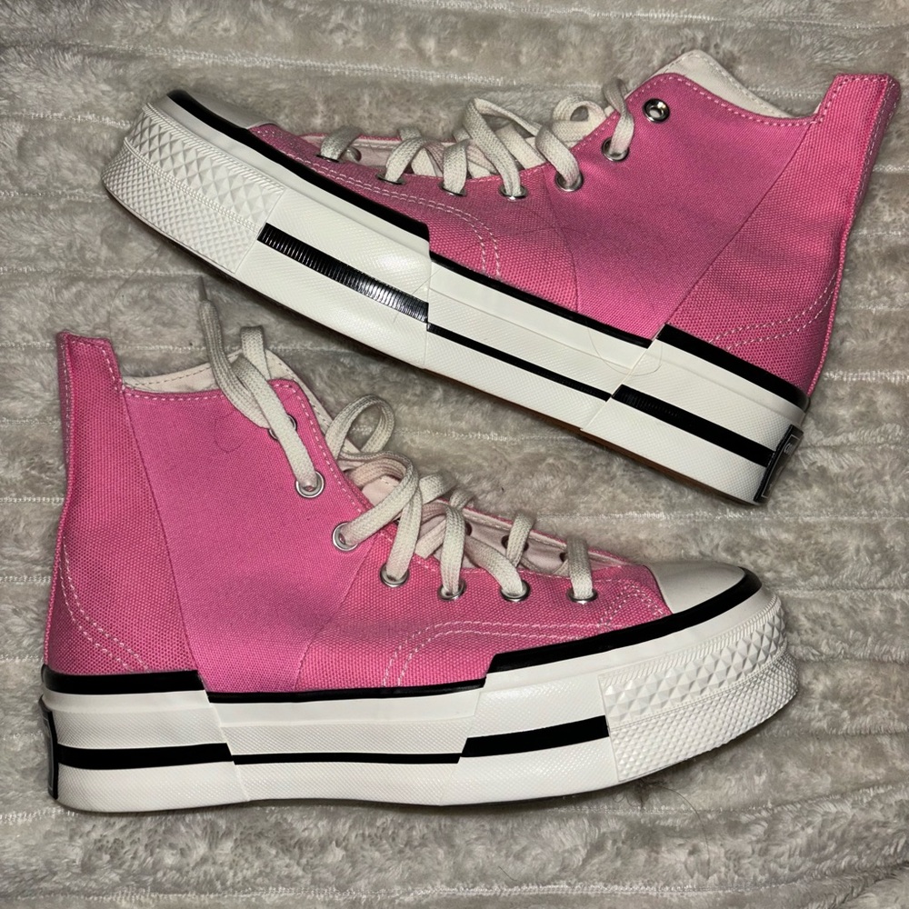 Hightop pink platform converse - Picture 3 of 7